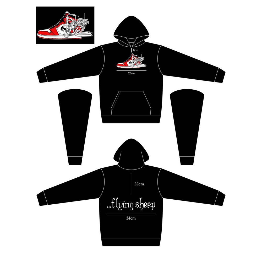 mechanical shoes hoodie